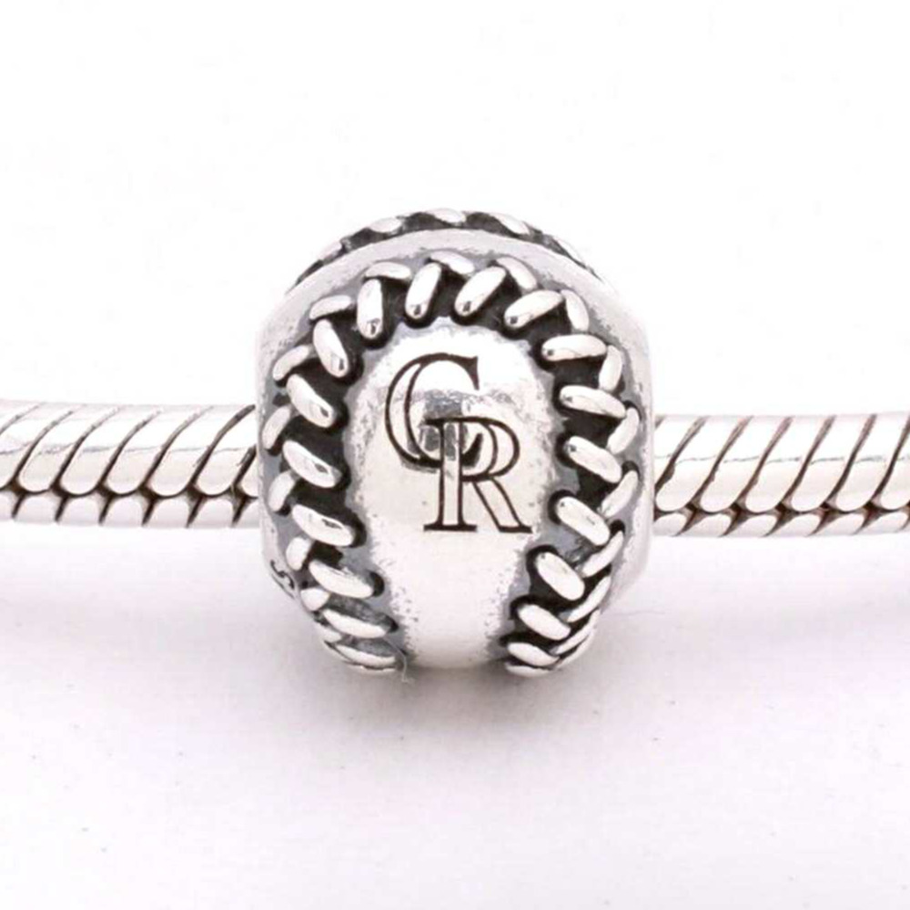 Authentic PANDORA Colorado Rockies Baseball Charm